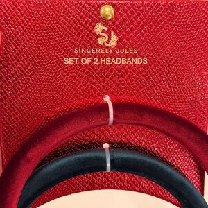 Sincerely Jules Velvet Headbands Set of 2 | Holiday | New With Tags